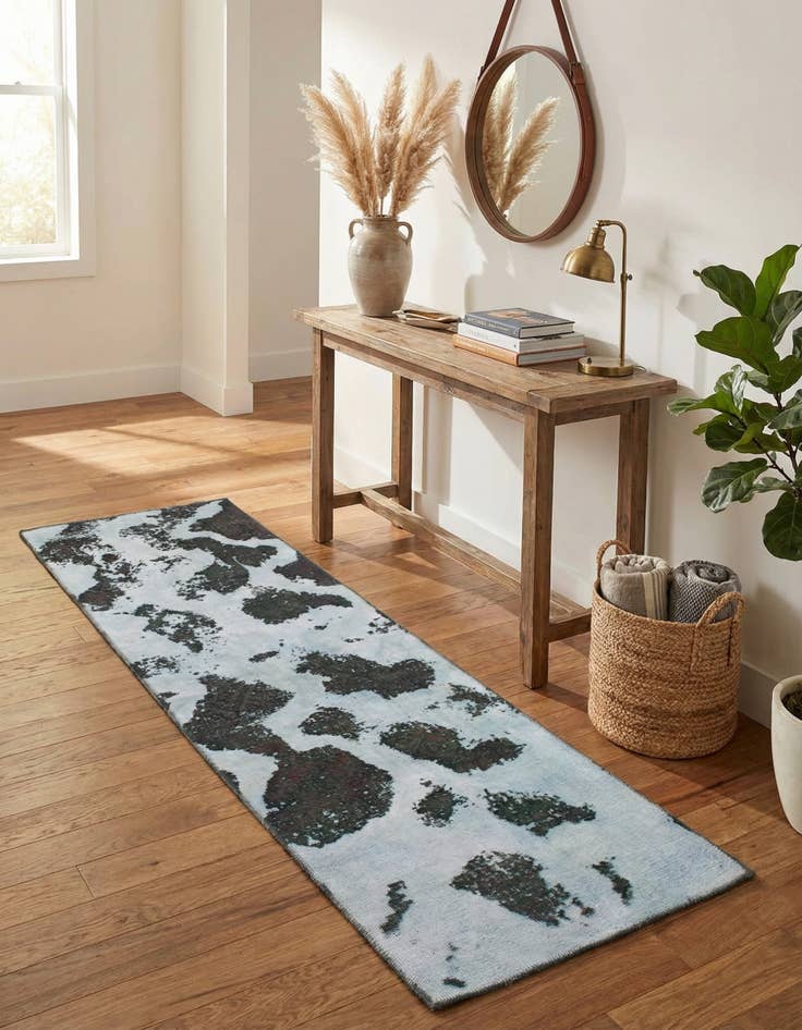 Detail image of 2' 4 x 7' 10  Hand Knotted Ultra Vintage Persian Wool Runner Rug