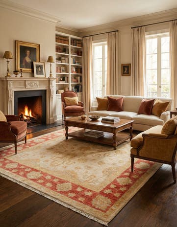 5' 8 x 7' 10 Ziegler Wool Rug