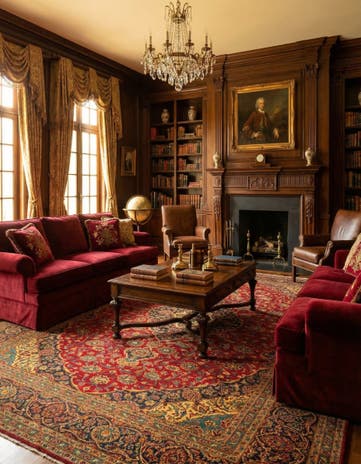 10' x 13' 1 Hand Knotted Kashan Persian Wool Rug