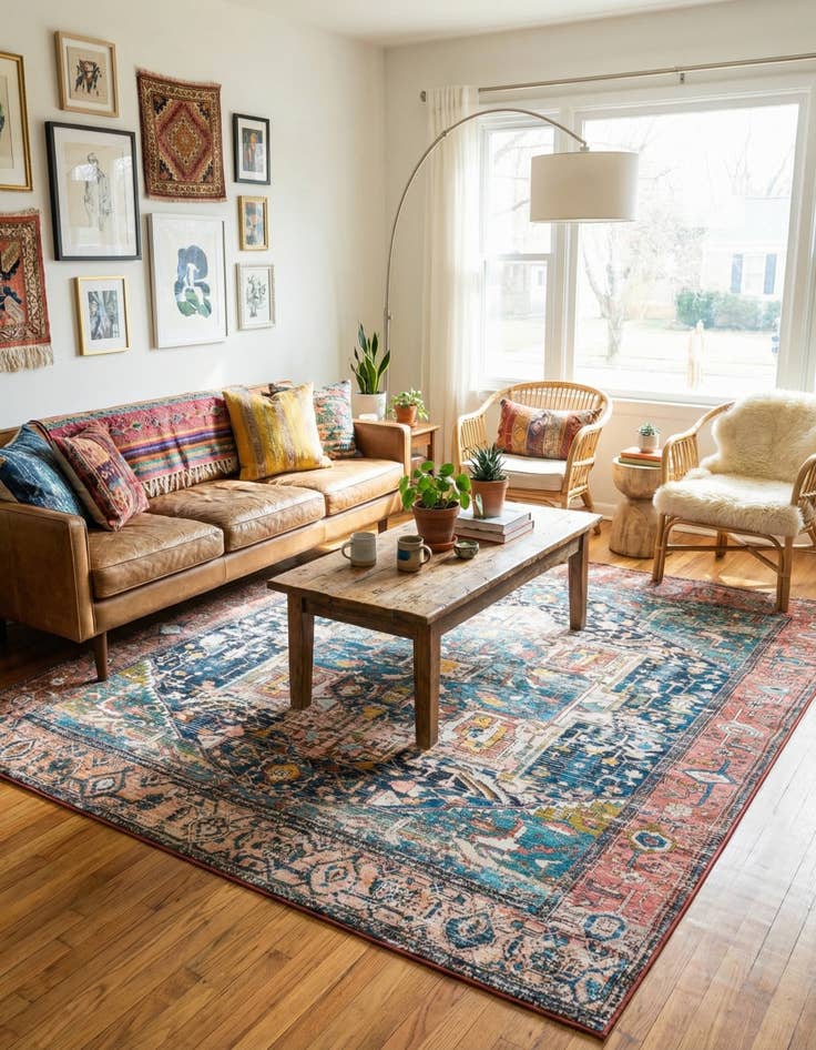 Detail image of  7' 10 x 7' 10 Medina Square Rug