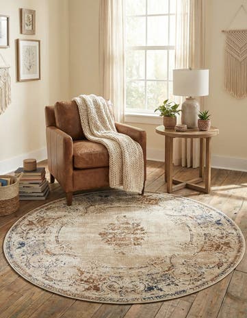 4' x 4' Eliza Round Rug