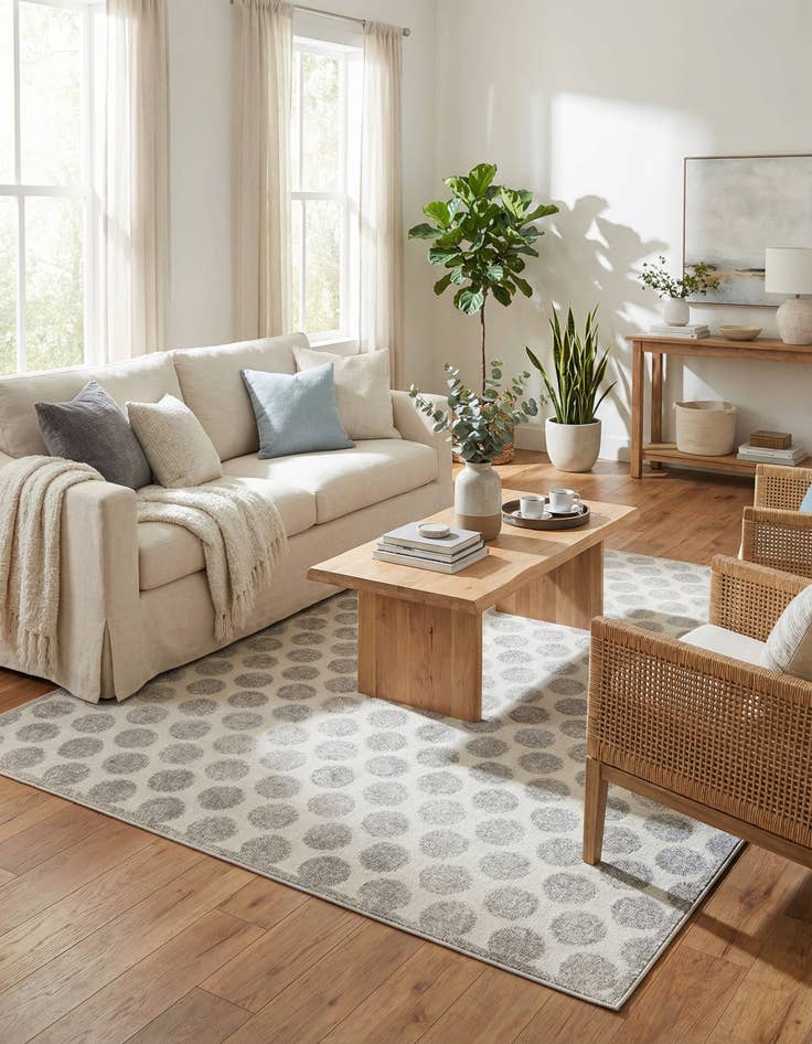 Detail image of 7' 10 x 10'  Washable Sabrina Soto Indoor / Outdoor Rug