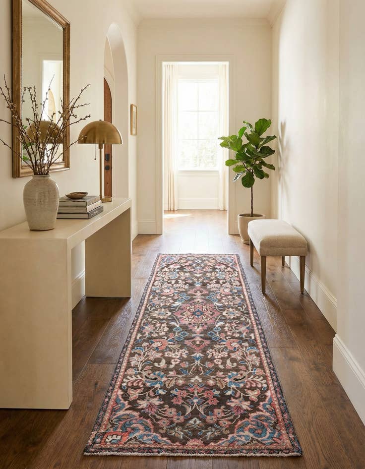 Detail image of 2' 6 x 8' 10  Hand Knotted Ultra Vintage Persian Wool Runner Rug