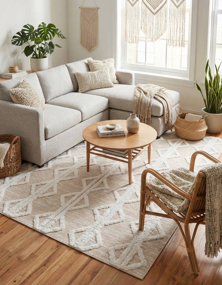 Detail image of 6' 4 x 9' Sabrina Soto Casa Palma Rug