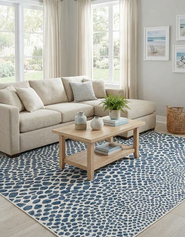 6' x 9' Easy-Clean Jill Zarin Cape Town Indoor / Outdoor Rug