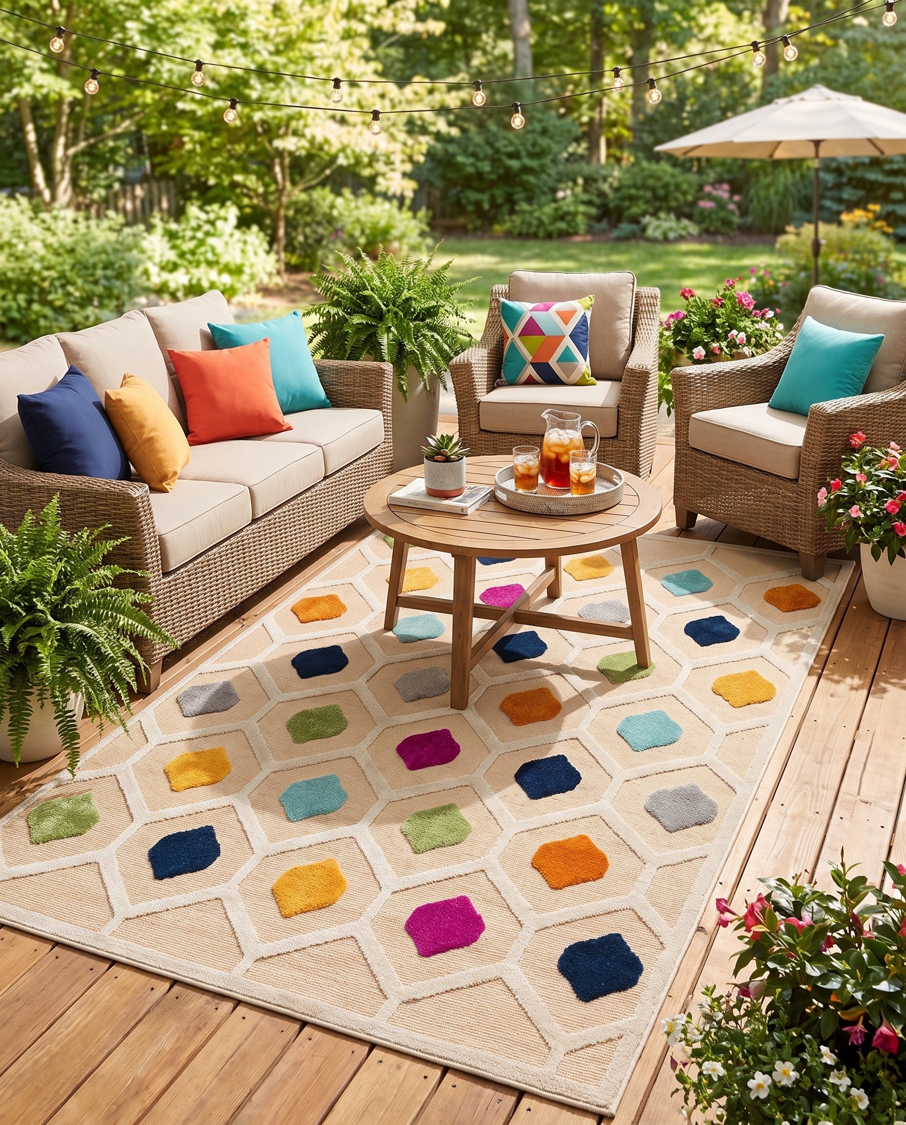 6' x 9' Easy-Clean Aruba Indoor / Outdoor Rug