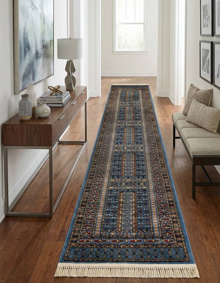 Detail image of 2' 7 x 12' Bokhara Runner Rug