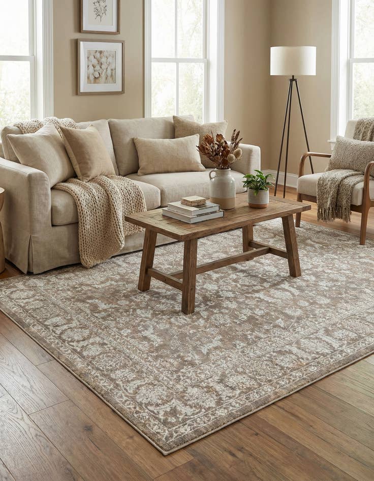 Detail image of 5' 3 x 8' Uptown Central Park Rug