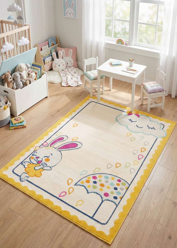 5' 3 x 7' 7 Easy-Clean Indoor / Outdoor Rug