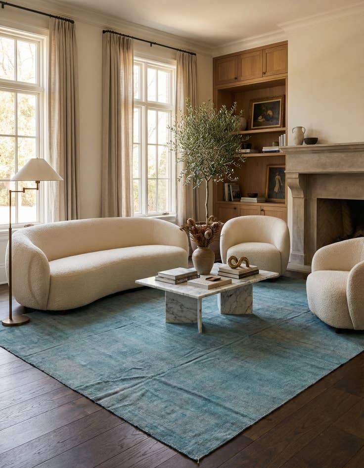 Detail image of  9' 9 x 13' 4  Hand Knotted Ultra Vintage Persian Wool Rug