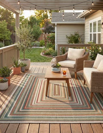 7' x 10' Easy-Clean Baja Indoor / Outdoor Rug