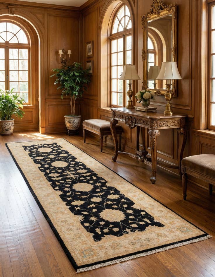 Detail image of 2' 9 x 11' 5 Kaizar Wool Runner Rug