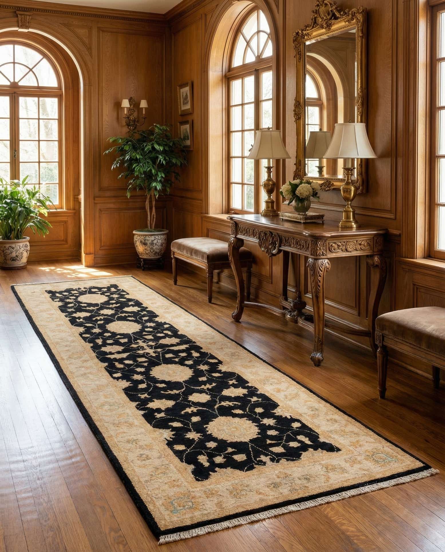 2' 9 x 11' 5 Kaizar Wool Runner Rug