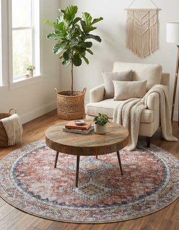 4' x 4' Yara Round Rug