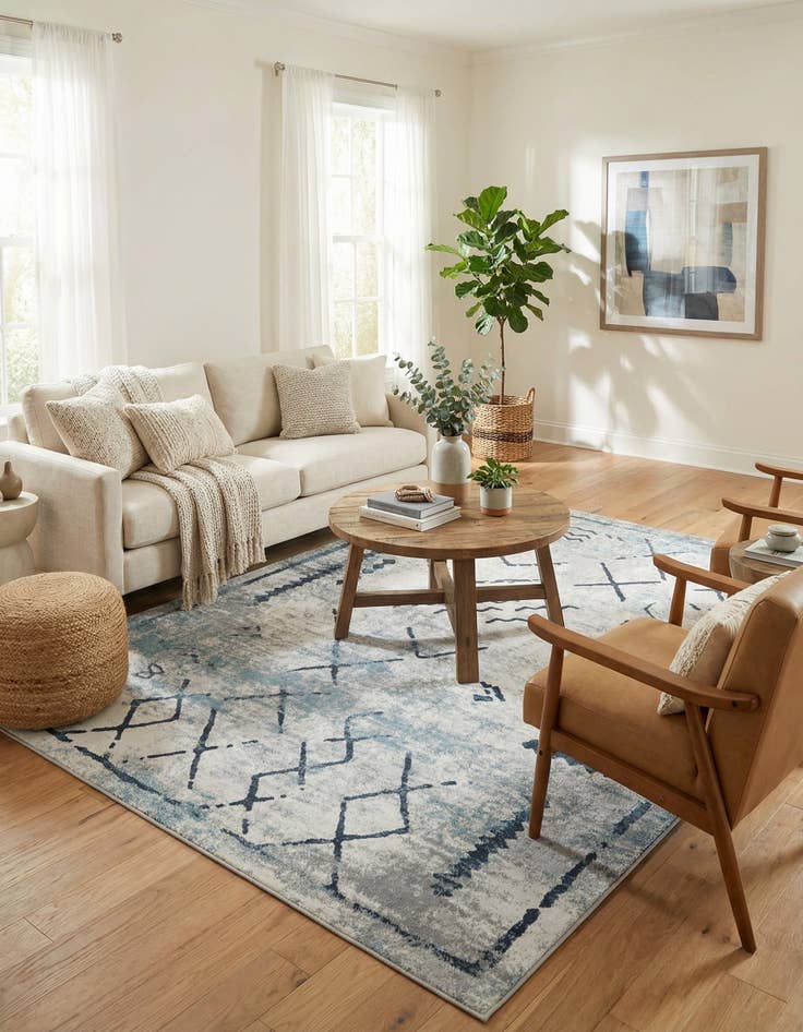 Detail image of 9' x 12' Kamala Washable Rug