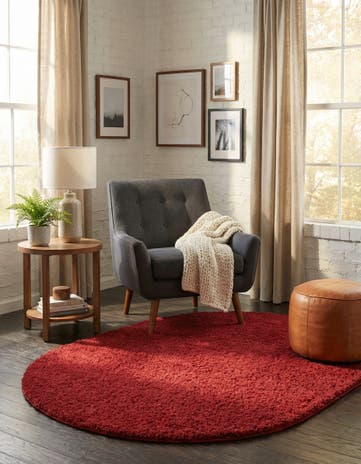 5' x 8' Everyday Shag Oval Rug