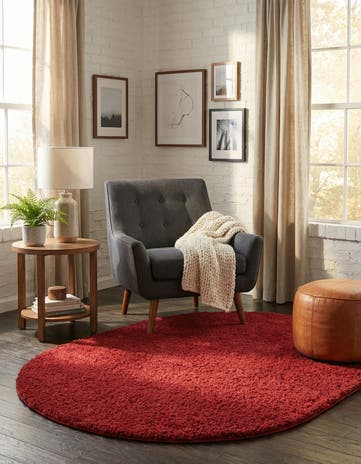5' x 8' Everyday Shag Oval Rug