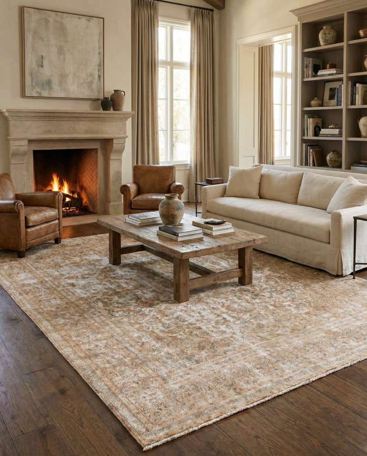 9' 7 x 12' 2 Hand Knotted Ultra Vintage Persian Wool Rug