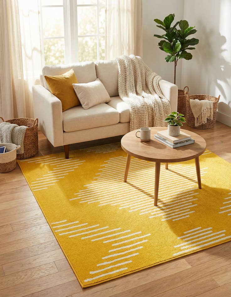 Detail image of 5' 3 x 5' 3 Kai Square Rug