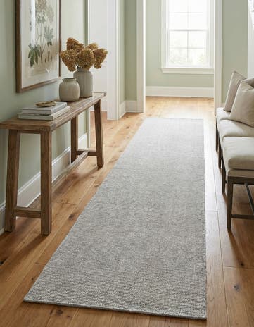 2' 7 x 14' 1 Hand Woven Jill Zarin English Manor Farmhouse Wool Runner Rug