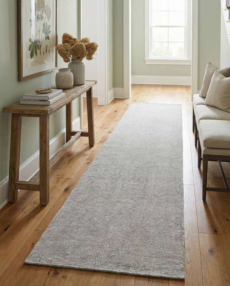 Detail image of 2' 7 x 14' 1 Hand Woven Jill Zarin English Manor Farmhouse Wool Runner Rug