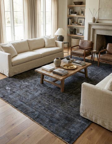 9' 3 x 12' 6 Hand Knotted Ultra Vintage Persian Wool Rug