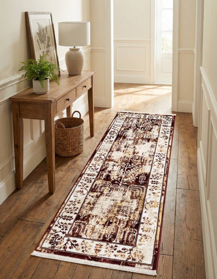 Detail image of 2' x 6' Nain Design Runner Rug