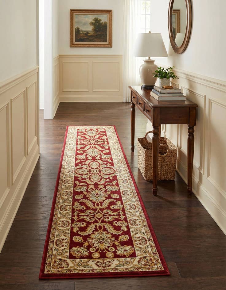 Detail image of 2' 7 x 10' Classic Agra Runner Rug