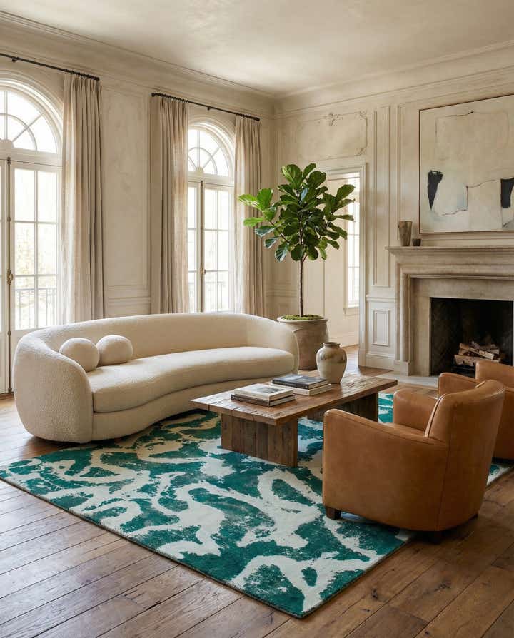 7' 9 x 10' 7 Hand Knotted Ultra Vintage Persian Wool Rug