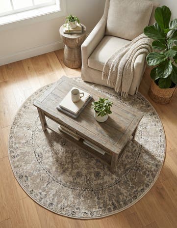 4' 1 x 4' 1 Oregon Round Rug
