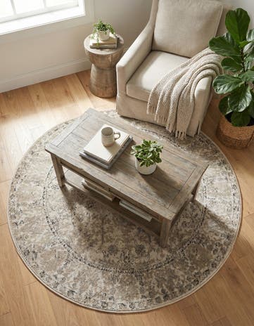 4' 1 x 4' 1 Oregon Round Rug