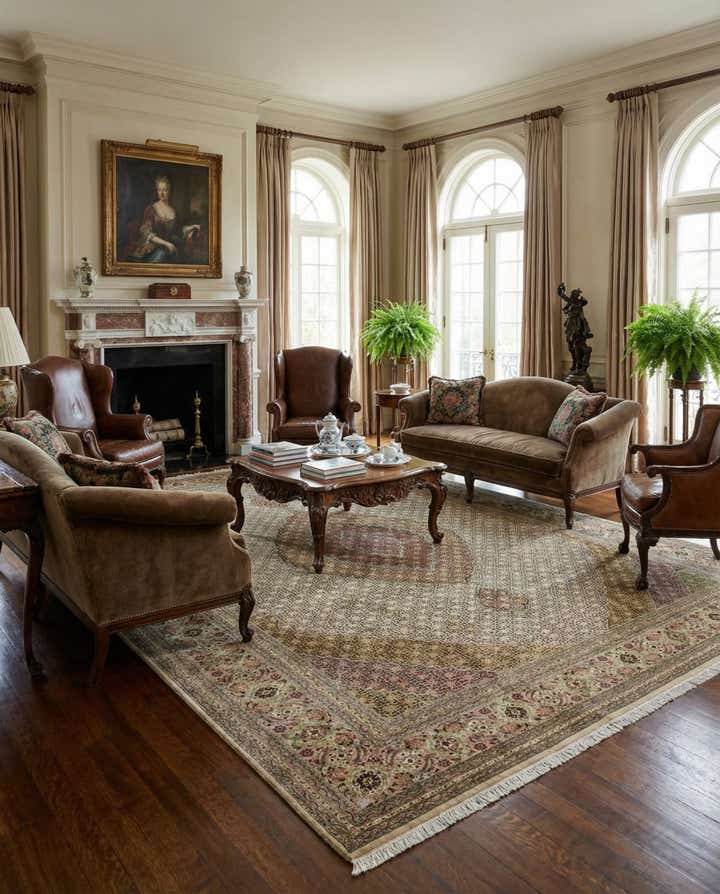 9' 10 x 12' 10 Hand Knotted Tabriz Persian Rug