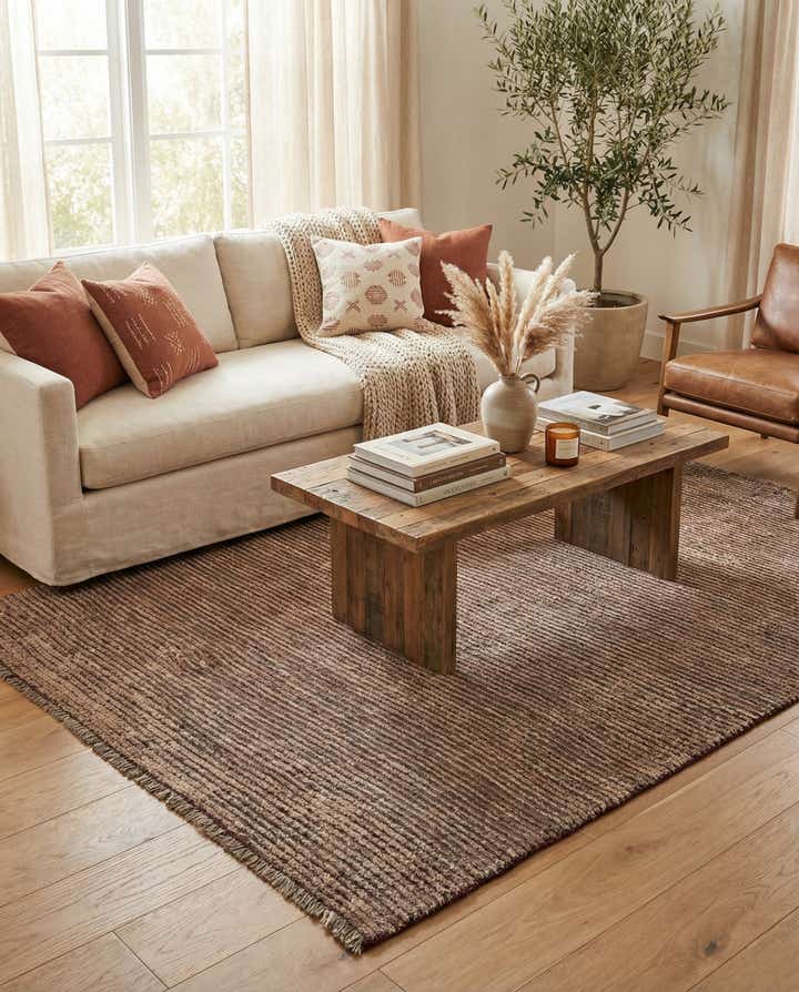 5' 5 x 7' 9 Hand Knotted Moroccan Wool Rug