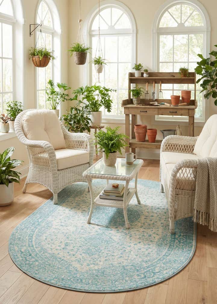 5' 3 x 8' Dover Oval Rug