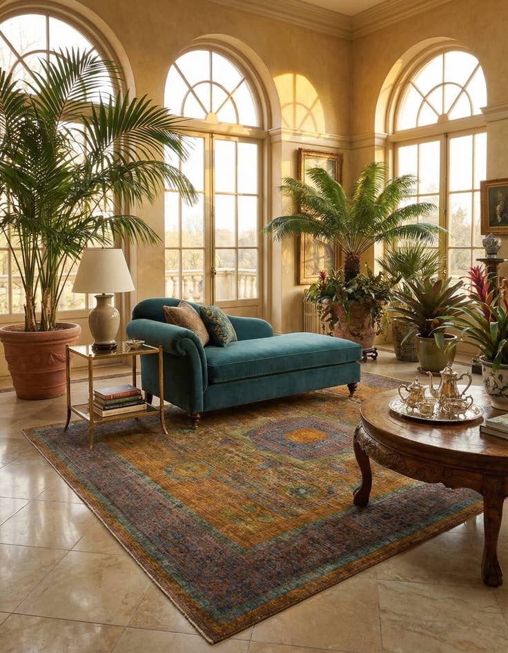 Detail image of 7' 10 x 10' 11 Mamluk Wool Rug