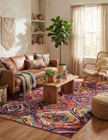 Washable Hyacinth Rug