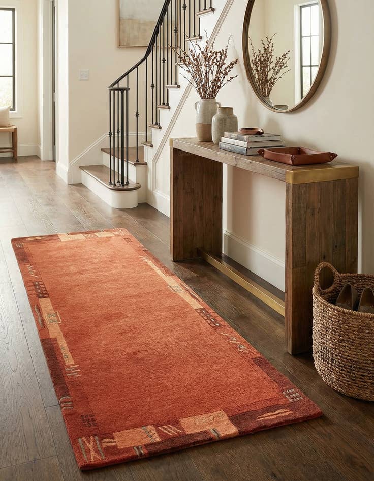 Detail image of  2' 5 x 4' 8  Hand Knotted Nepal Wool Rug