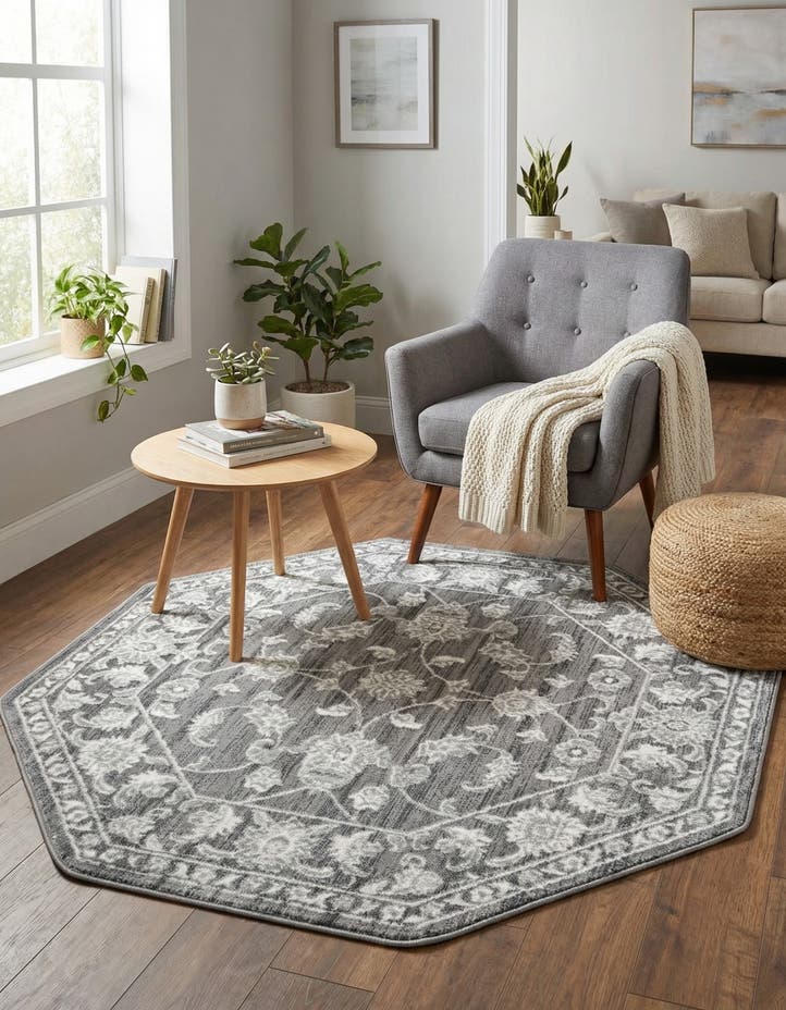 5' 3 x 5' 3 Boston Octagon Rug
