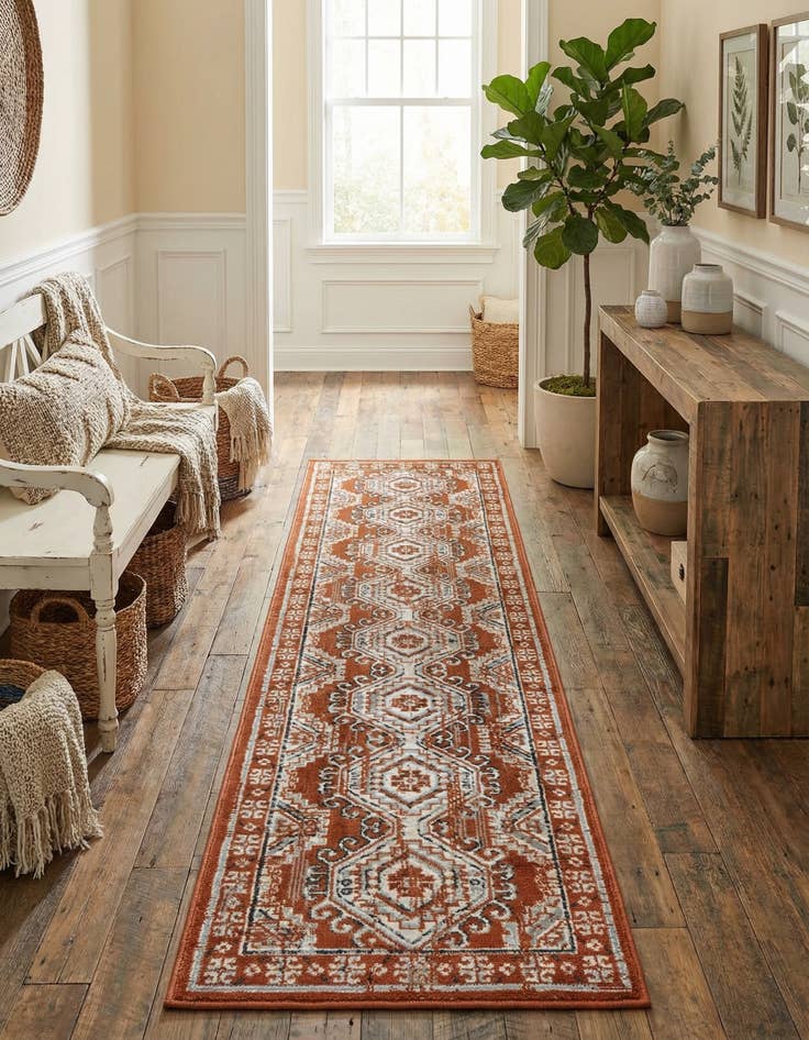 Detail image of 2' x 7' 1 Charlotte Runner Rug