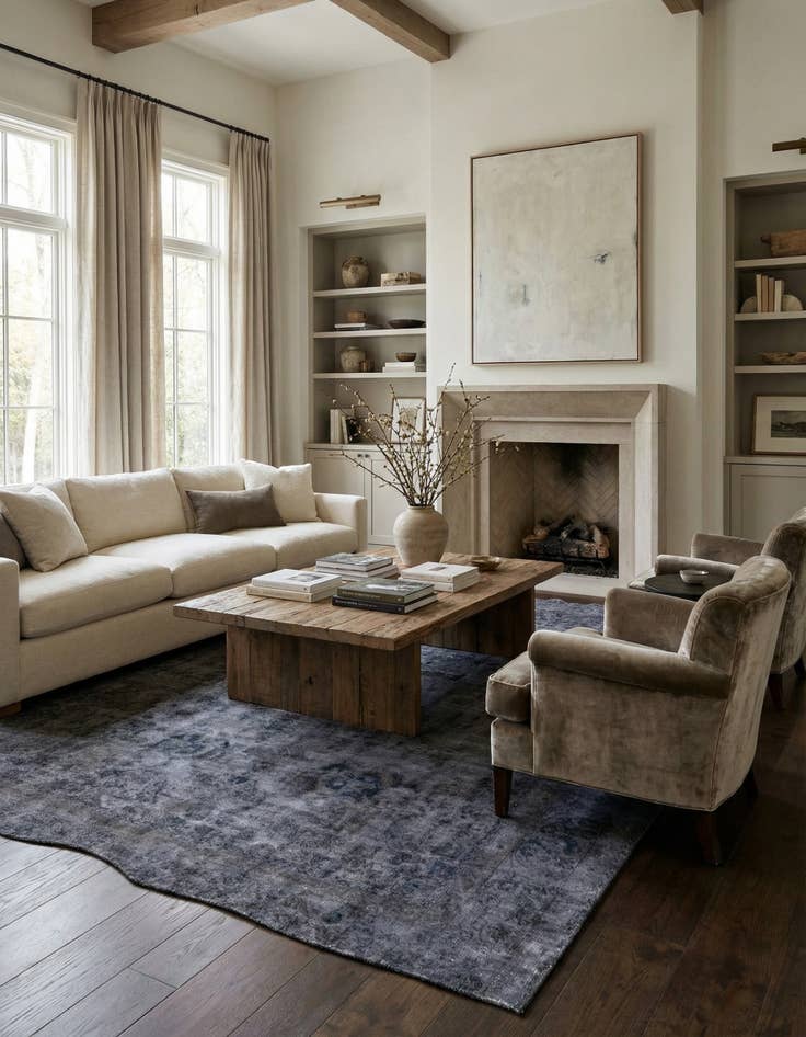 Detail image of 9' 10 x 11' 10  Hand Knotted Ultra Vintage Persian Wool Rug