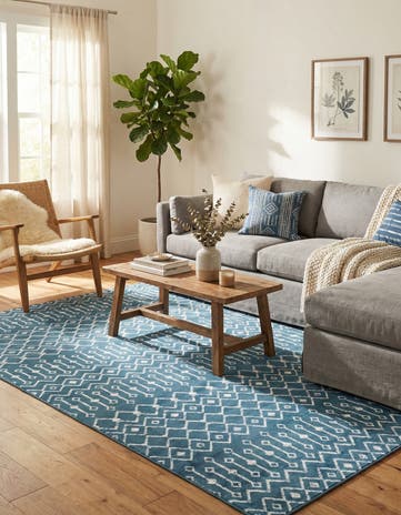 7' 10 x 11' Kasbah Trellis Rug