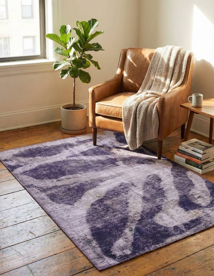 Detail image of 2' 10 x 4' 2  Hand Knotted Ultra Vintage Persian Wool Rug