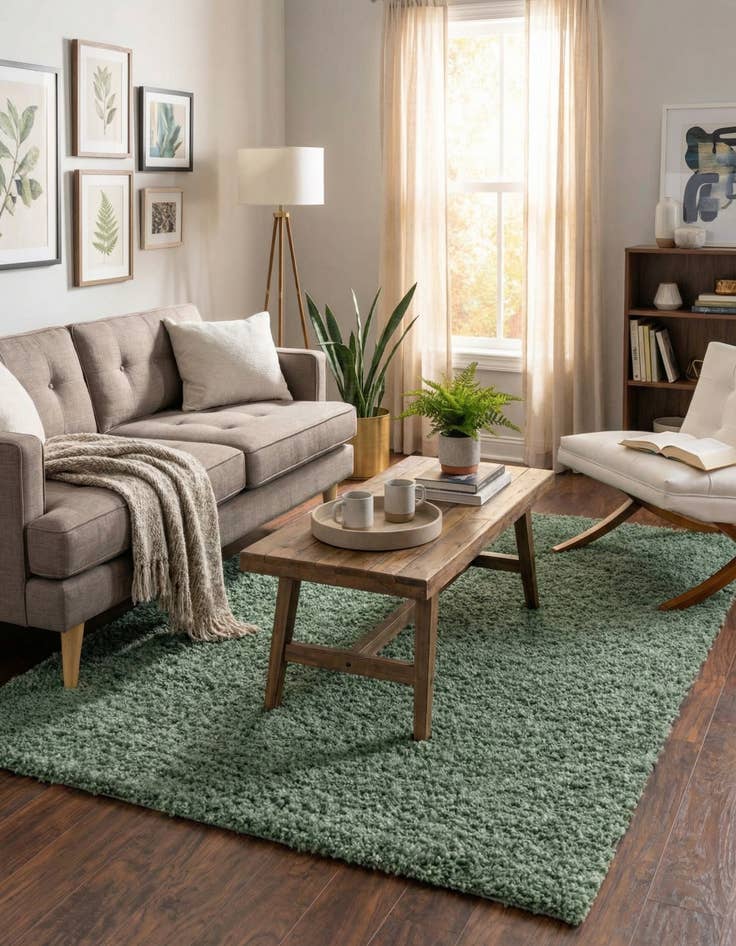 Detail image of  7' x 10' Zermatt Shag Rug