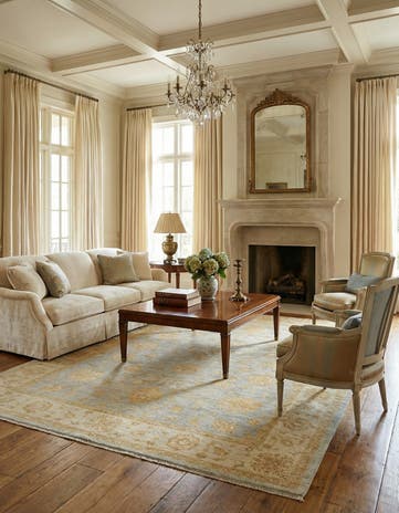 5' 7 x 7' 8 Kaizar Wool Rug
