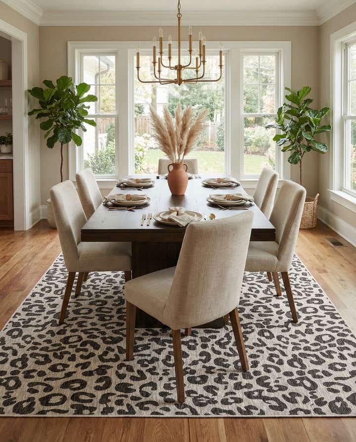 10' x 14' Easy-Clean Safari Indoor / Outdoor Rug