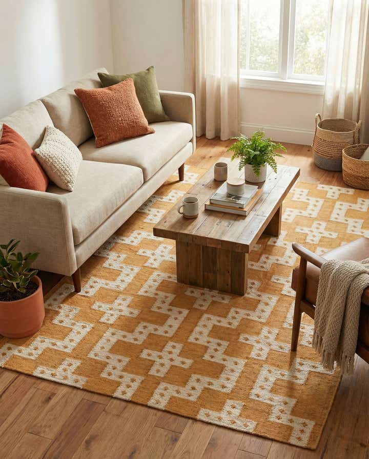 5' 1 x 8' Hand Woven Kilim Wool Rug