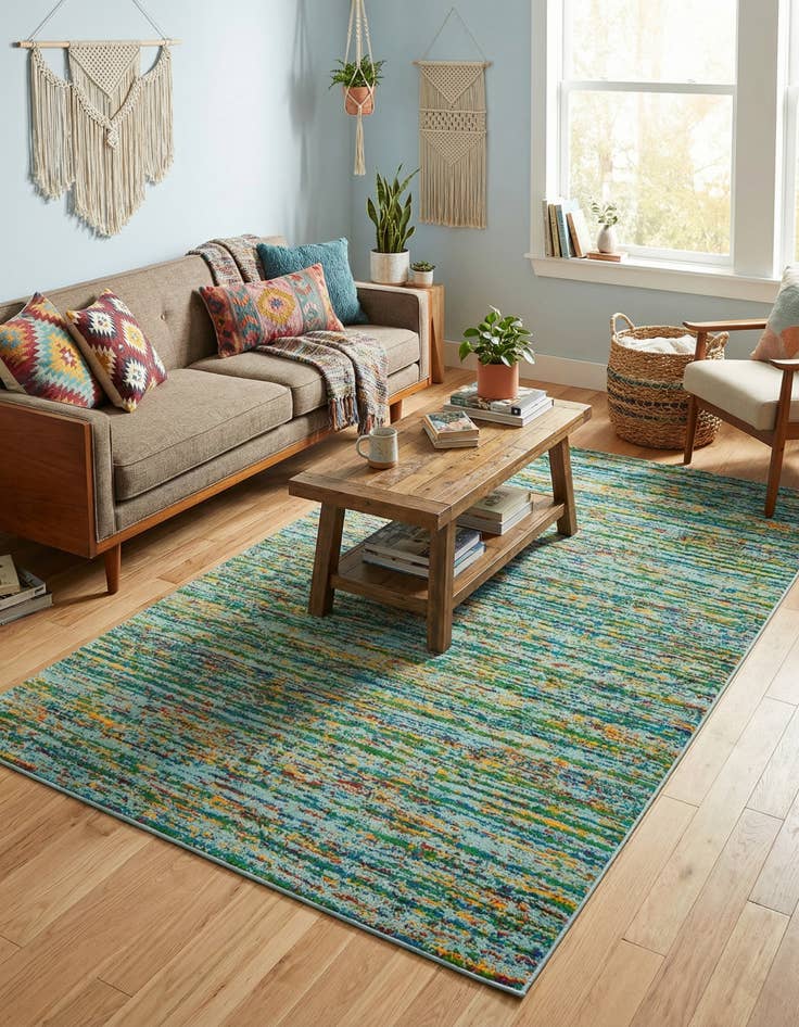 Detail image of  5' 3 x 8' Calypso Rug