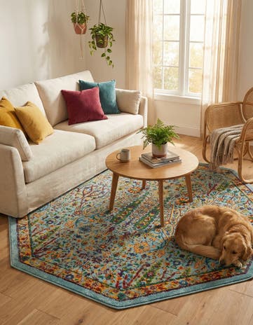 5' 3 x 5' 3 Calypso Octagon Rug