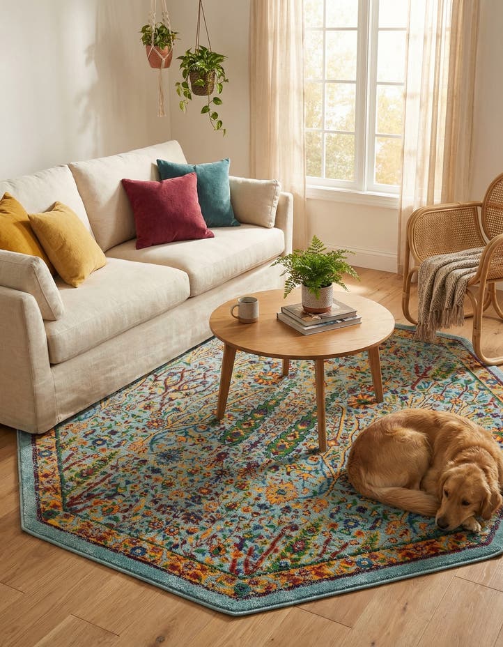 5' 3 x 5' 3 Calypso Octagon Rug