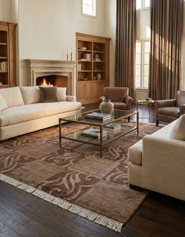 6' 8 x 10' 1 Hand Knotted Darya Wool Rug